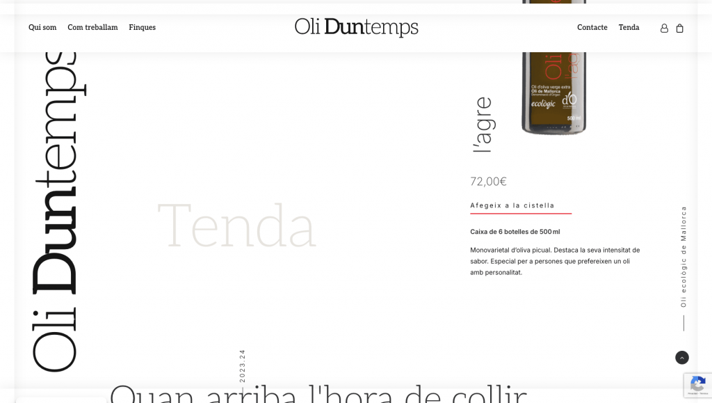 Oliduntemps 5 detalls Oliduntemps Diseño y Mantenimiento WEB